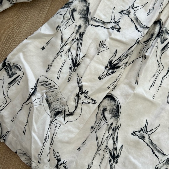 BabyGap Deer Print Long Sleeve Dress - Picture 3 of 3